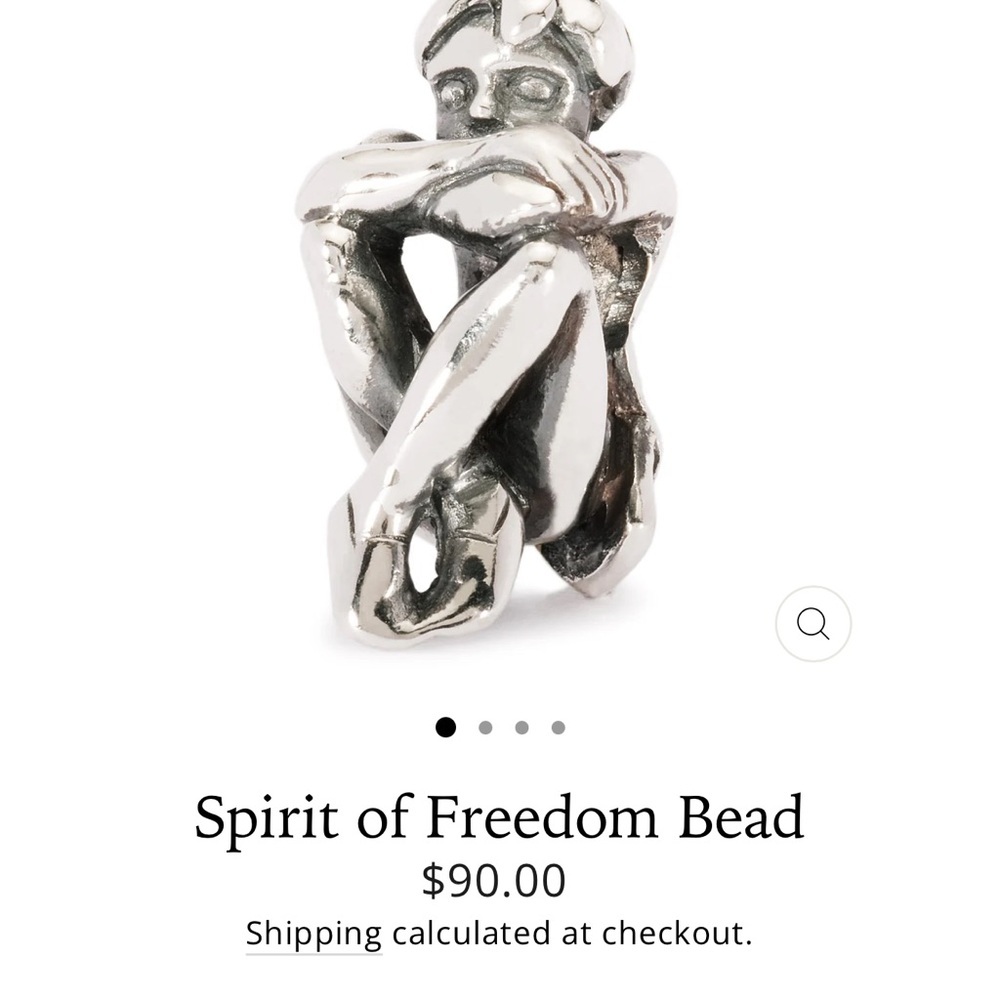 Trollbeads Spirit of Freedom bead Peter pan Charm